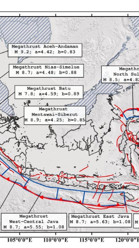 Indonesia Punya 15 Segmen Megathrust, Ini Penjelasan BRIN Indonesia