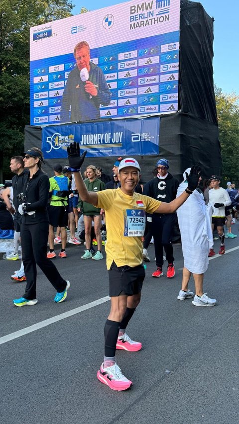 Cerita Misbakhun Taklukkan Berlin Marathon jelang Pelantikan DPR, Lari 42,19 Km di Cuaca Ekstrem