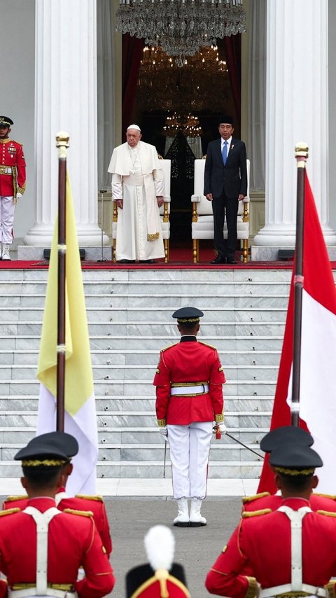 Poin-Poin Penting Pidato Paus di Istana Negara