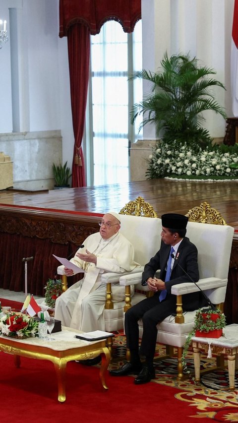 VIDEO: Pidato Menyejukan Paus Fransiskus Depan Jokowi Prabowo Singgung Penguasa di Istana