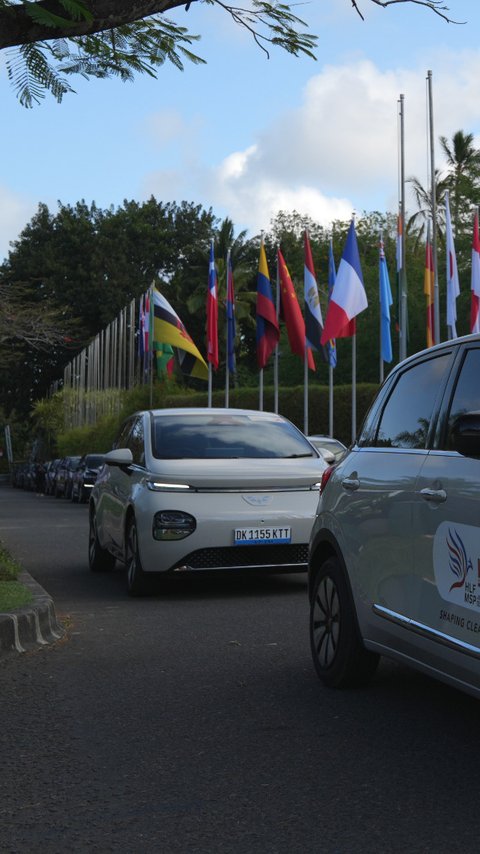 Wuling Cloud EV dan BinguoEV berhasil berkontribusi pada kelancaran HLF-MSP dan IAF di Bali