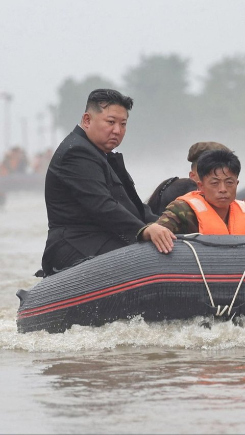 FOTO: Menengok Banjir Dahsyat di Korut yang Bikin Kim Jong-un Murka hingga Eksekusi Mati 30 Pejabat