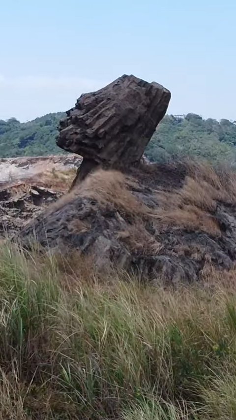 Misteri Batu Kipas dari Sumedang, Punya Bentuk Unik dan Susah Dipindah Alat Berat