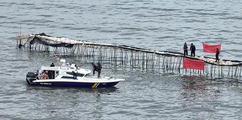 Pagar di Laut Banten Sepanjang 30,1 Kilometer, untuk Reklamasi?