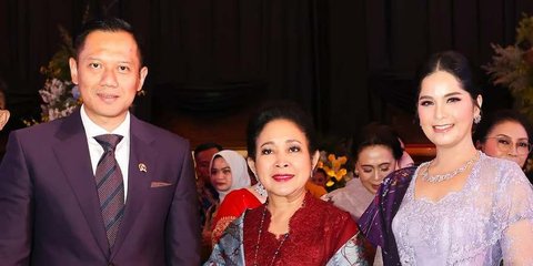 Potret Annisa Pohan Hadiri Pernikahan Sekar dan Akbar Tandjung, Kumpulan Berkelas Bareng Para Menteri & Pejabat Disorot