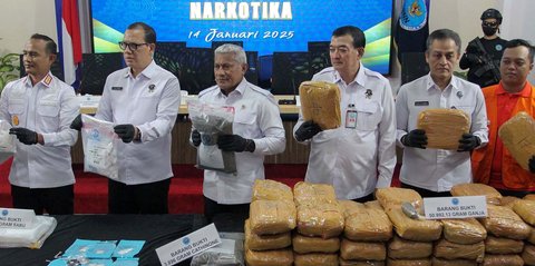 FOTO: Tim Gabungan BNN, Ditjen Bea Cukai, dan Kementerian Imipas Amankan 60,19 Kg Narkoba dari 11 Kasus