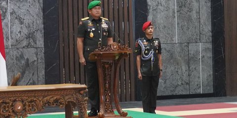 Daftar Lengkap Pati TNI Naik Pangkat, Ada Gubernur Akmil dan Danpussenif