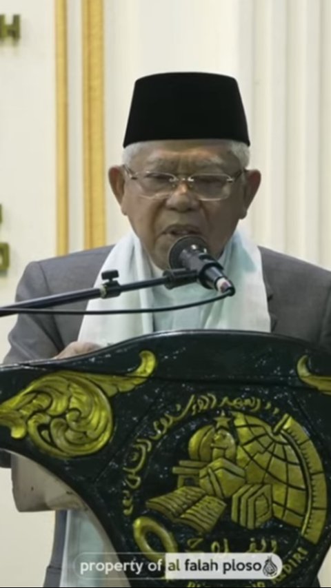 Ma'ruf Amin Hadiri Harlah 1 Abad Al Falah Ploso, Sebut Pabriknya Para Kiai