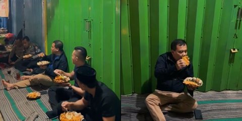 Pensiunan Jenderal Bintang Tiga Polri Awali Tahun Baru Makan di Pinggir Jalan, Lesehan Menunya Sederhana