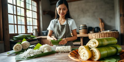 Cara Membuat Lontong Daun yang Lezat dan Praktis