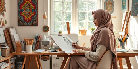 Cara Menggambar Orang Berhijab: Panduan Lengkap untuk Pemula