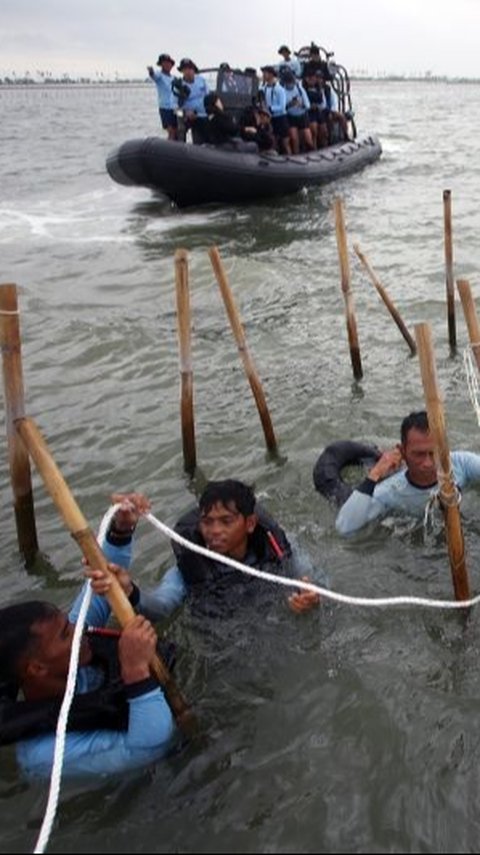 Menteri KKP Janji Ungkap Pelaku Pemagaran Laut 30 Km di Laut Tangerang dalam 20 Hari