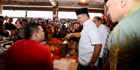 Tinjau Pasar Induk Tanah Tinggi, Mendagri: Inflasi Terkendali & Daya Beli Masyarakat Masih Terjaga