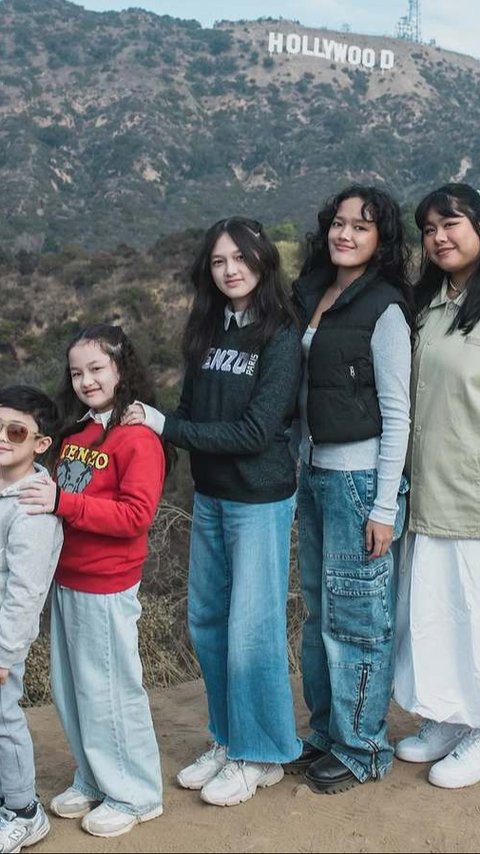 7 Potret Kekompakan Anak-Anak Andhika dan Ussy Plesiran ke Amerika, Liburan Penuh Cinta