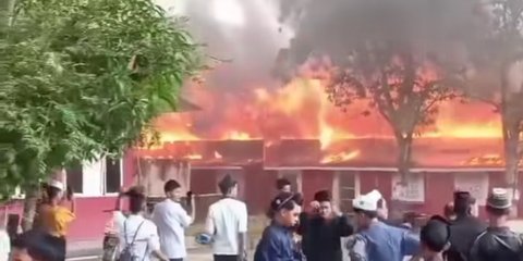 Detik-Detik Santri Ponpes Pinrang Terjebak Kobaran Api saat Hendak Ambil Alquran di Asrama yang Terbakar