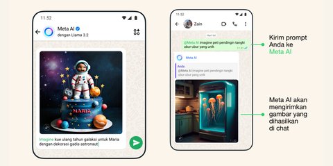 Cara Membuat Gambar AI di WhatsApp