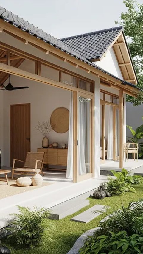 8 Rumah Sederhana tapi Mewah Bergaya Japandi dengan Taman Mini, Tren Hunian Keluarga Muda 2025