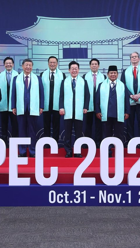 FOTO: Prabowo Tegaskan Tiga Pilar Ekonomi Indonesia di Panggung APEC Gyeongju