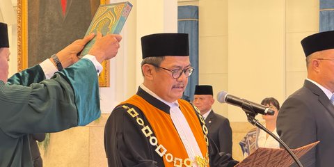 Di Hadapan Prabowo, Dwiarso Ucapkan Sumpah Jadi Wakil Ketua MA Bidang Non Yudisial