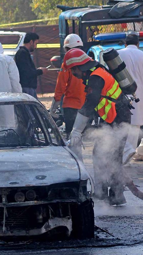 FOTO: Ledakan Bom Bunuh Diri  Guncang Islamabad,  12 Tewas & 27 Luka di Dekat Gedung Pengadilan