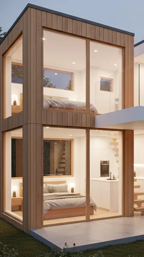 7 Trik Rumah Mungil Bisa Punya Dua Kamar Tanpa Terasa Sempit, Anti Sumpek dan Kekinian