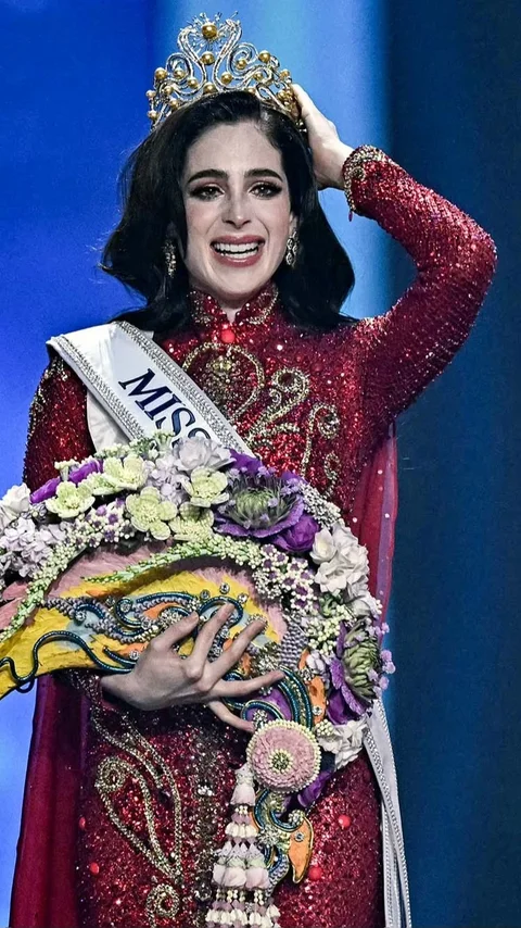 FOTO: Momen Kemenangan Fatima Bosch, Sang Miss Universe 2025 dari Meksiko
