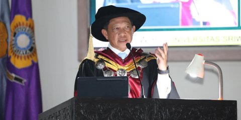 Mendagri Tito Beberkan Peran Pendidikan Tinggi Songsong Indonesia Emas 2045 Saat Orasi Ilmiah di UNSRI