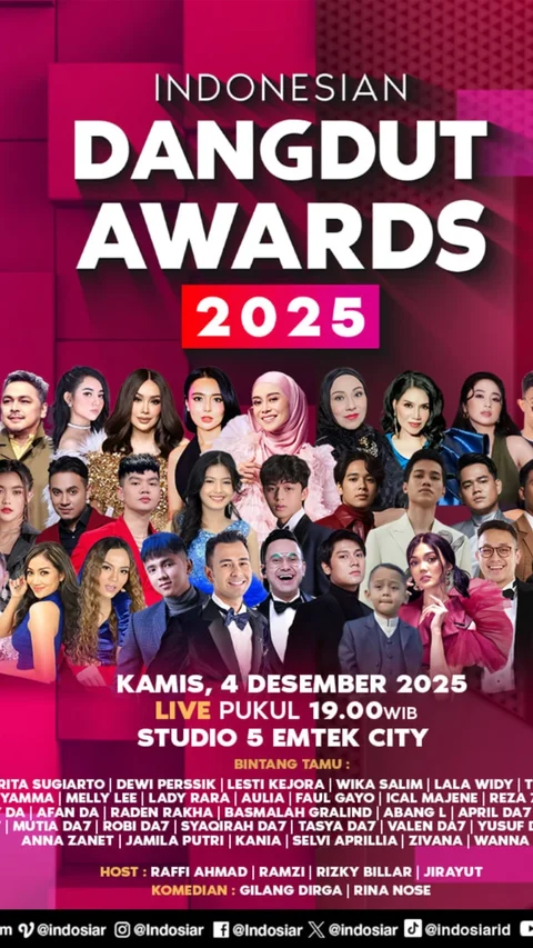 Indonesian Dangdut Awards 2025 Siap Digelar, Kolaborasi Ikon dan Generasi Baru Meriahkan Tahun ke-11