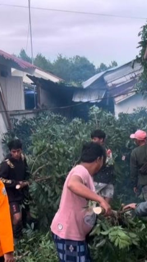 Angin Kencang Rusak Puluhan Rumah dan Fasilitas Warga Penyintas Erupsi Semeru