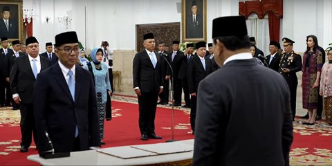 Reshuffle Perdana, Prabowo Lantik Brian Yuliarto Jadi Mendiktisaintek Gantikan Satryo
