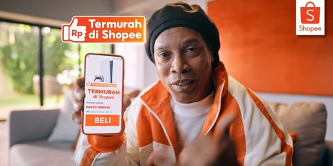 Ronaldinho Goyang Samba di Iklan Terbaru Shopee, Langsung Curi Perhatian Warganet!