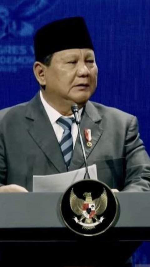 VIDEO: Prabowo di Kongres Demokrat, Pecah Roasting Bahlil sampai Singgung Indonesia Gelap