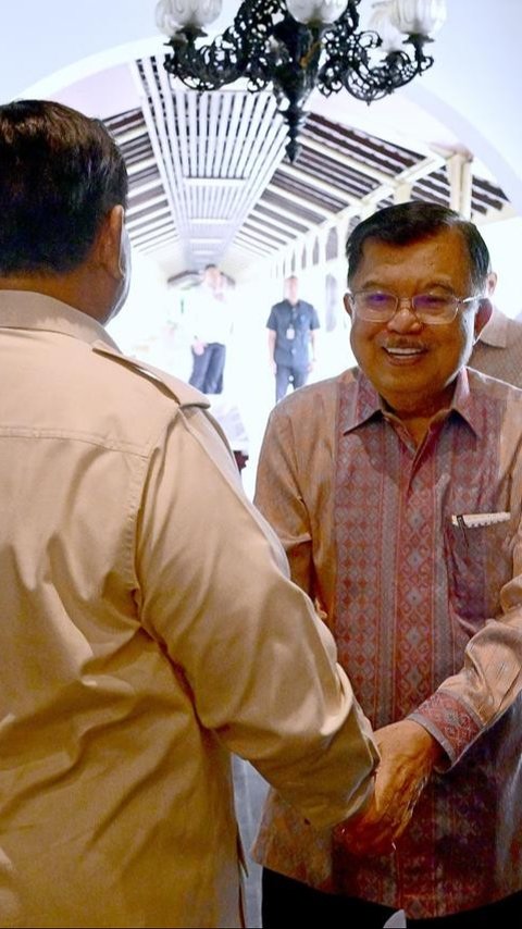 VIDEO: Suasana Pertemuan Prabowo dengan Jusuf Kalla di Istana, Ternyata Ini yang Dibahas