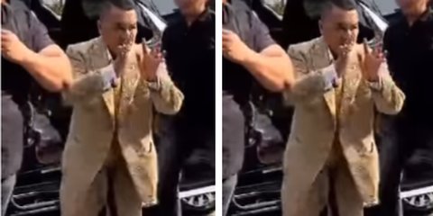 Sangar Hotman Paris Dikawal Ketat Bodyguard Berotot Tampil Serba Hitam, Ikat Pinggang Jadi Sorotan