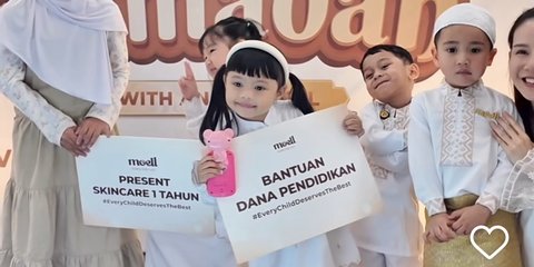 Tiga Anak Artis Super Cute Kumpul, Potret Rayyanza Perdana Buka Bersama Bareng Ameena dan Abang L