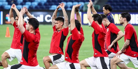 FOTO: Momen Timnas Indonesia Geber Latihan Jelang Australia, Dipimpin Patrick Kluivert