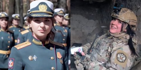 Penampakan Tentara Wanita Rusia, di Medan Perang atau Tidak Tetap Cantik Mempesona