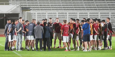 Erick Thohir beri pesan khusus ke pemain Timnas jelang hadapi Bahrain.