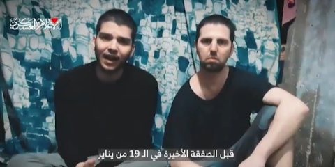 Penampakan 2 Tentara Israel yang Disandera Hamas Ungkap Penderitaannya Akibat Kekejaman Israel di Gaza