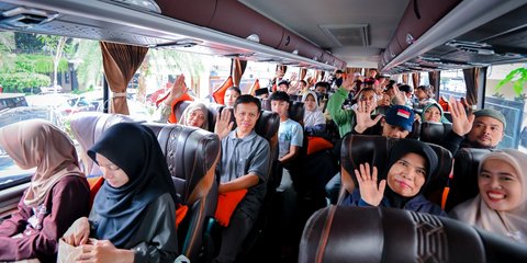 Kontribusi PTPP di Program Mudik Gratis BUMN, Antarkan Pekerja ke Kampung Halaman