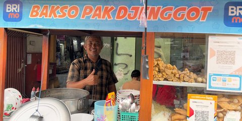 Gerobak Bakso Pak Djenggot Beringharjo Sudah Pakai QRIS, Bukti Digitalisasi Bisa Diakses Dimana Saja