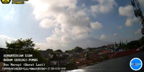 Gunung Marapi Erupsi Pagi Ini, Lontarkan Abu Vulkanik Setinggi 1.000 Meter