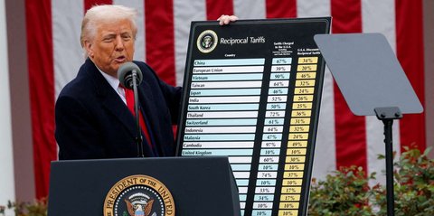 FOTO: Indonesia Jadi Target Tarif Timbal Balik Donald Trump, Ini Dampak Mengerikannya!