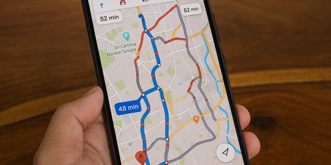 Cara Google Maps Mendeteksi Kemacetan
