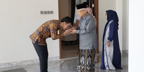 Momen Wapres Gibran Silaturahmi ke Ma’ruf Amin di Depok, Ini yang Dibahas