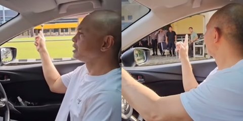 Gaya Santai Jenderal Polisi saat Patroli, Berkaos Oblong Nyetir Sendiri jadi Sorotan