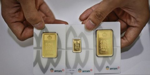 Harga Emas Antam Kembali Anjlok, Harga Satu Gram Hari Ini Dibanderol Rp1.884.000 per Gram
