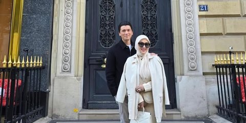 6 Potret Syahrini dan Reino Barack Asik Liburan di Paris saat Heboh Pernikahan Luna Maya & Maxime Bouttier