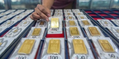 Harga Emas Dijual Pegadaian Kompak Merosot, Segram Tak Sampai Rp2 Juta Hari Ini