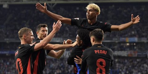 FOTO: Momen Barcelona Kunci Gelar Juara La Liga 2024/2025, Diwarnai Gol Cantik Lamine Yamal